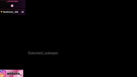 Snake eyes online show from May 26, 2:27 pm