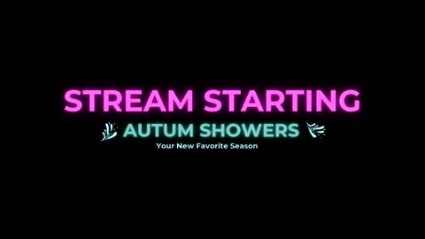 Autum Showers online show from May 1, 7:00 am