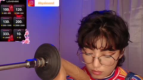 Snapshot of baby_alexx chatting on January 13, 9:20 pm Alexandra followme on instragram abyalexand online show from January 13, 9:20 pm