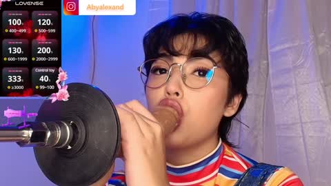 Snapshot of baby_alexx chatting on December 12, 9:30 am Alexandra followme on instragram abyalexand online show from December 12, 9:30 am