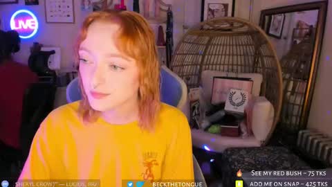 Beck the tongue online show from October 11, 4:39 am