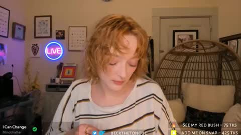 Beck the tongue online show from February 20, 11:49 pm