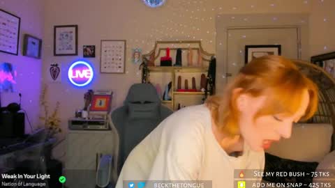 Beck the tongue online show from March 26, 1:30 am