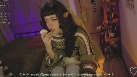   Im Nym  Justa nymph on twitter and IG online show from March 24, 2:17 am