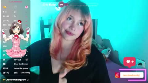 Snapshot of caro_linadorothy chatting on October 15, 4:59 am carolina dorothy online show from October 15, 4:59 am