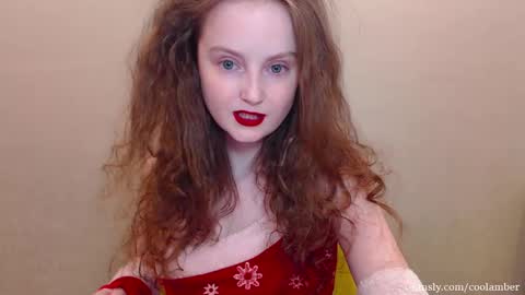 Snapshot of coolamber chatting on December 25, 9:43 pm Amber online show from December 25, 9:43 pm