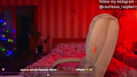 Snapshot of courteous_raspberrrry chatting on December 26, 1:21 pm Rose Roys my online show from December 26, 1:21 pm
