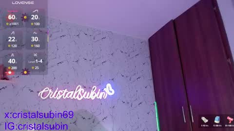 Snapshot of cristal_subin69 chatting on February 1, 10:23 pm STEFANYIG cristalsubin online show from February 1, 10:23 pm