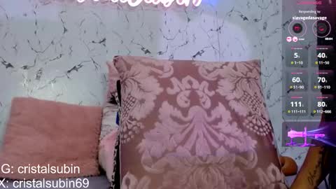 Snapshot of cristal_subin69 chatting on February 26, 11:21 am STEFANYIG cristalsubin online show from February 26, 11:21 am