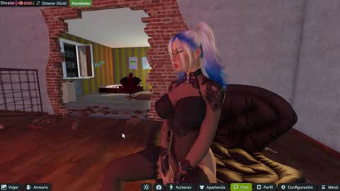 dixxie_blue online show from October 31, 1:51 am