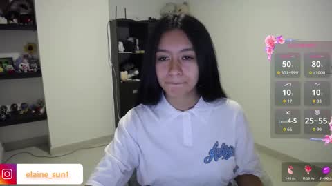 Snapshot of elaine_sun chatting on October 9, 3:32 am Elaine eli online show from October 9, 3:32 am