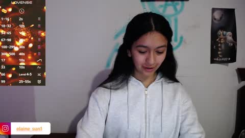 Snapshot of elaine_sun chatting on December 14, 3:28 am Elaine eli online show from December 14, 3:28 am