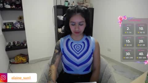 Snapshot of elaine_sun chatting on October 3, 4:17 am Elaine eli online show from October 3, 4:17 am