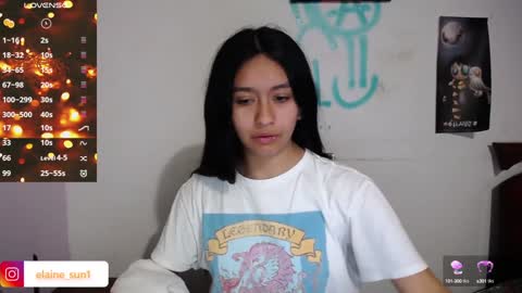 Snapshot of elaine_sun chatting on December 11, 2:19 am Elaine eli online show from December 11, 2:19 am