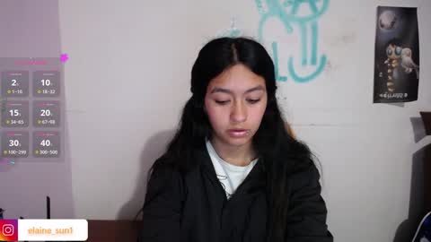 Snapshot of elaine_sun chatting on January 14, 3:32 am Elaine eli online show from January 14, 3:32 am