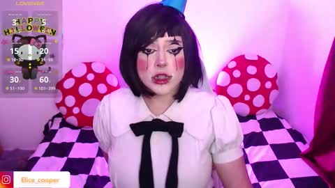 Elice Cooper new account online show from October 31, 5:09 am