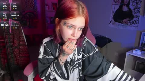 Snapshot of eliza_sadcat chatting on February 6, 2:58 pm Elizabeth online show from February 6, 2:58 pm