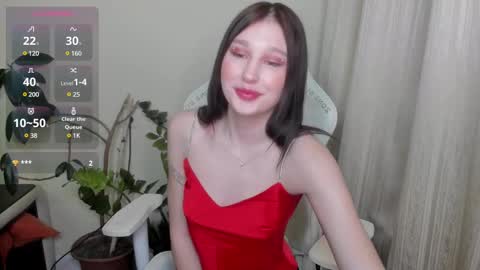 Snapshot of evelinalu chatting on February 14, 1:34 am Evelina online show from February 14, 1:34 am