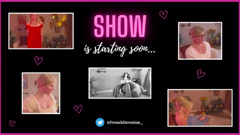 Snapshot of french_devotion chatting on February 25, 9:31 am Louise or Lou 3 online show from February 25, 9:31 am