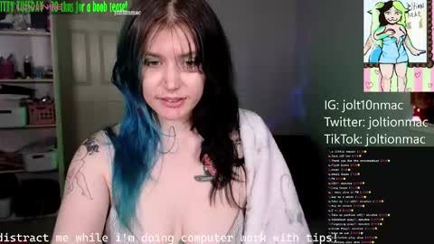 Snapshot of joltionmac chatting on December 4, 8:29 pm JoltionMac JJ online show from December 4, 8:29 pm