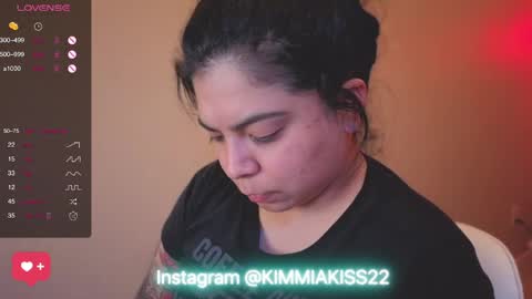 Snapshot of kimmiakiss22 chatting on January 20, 6:53 am Kimmi online show from January 20, 6:53 am