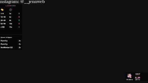 Jennifer de Len online show from May 14, 8:14 pm