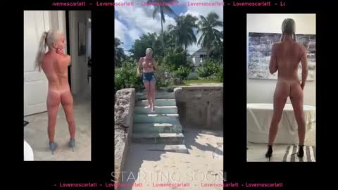 Snapshot of lovemoscarlett chatting on February 3, 12:25 pm Scarlett online show from February 3, 12:25 pm