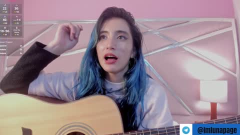 Luna Page online show from January 20, 1:18 am