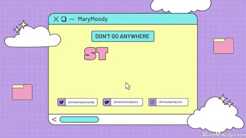 Snapshot of marymoody chatting on February 13, 12:24 am Mary Moody online show from February 13, 12:24 am