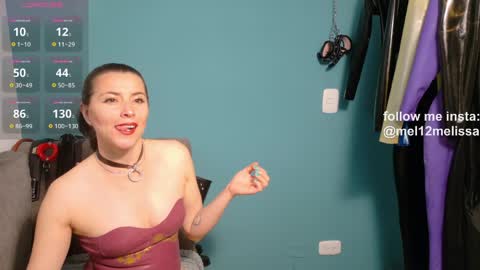 Melissa online show from April 2, 8:50 pm