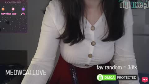 Snapshot of meowcatlove chatting on January 20, 9:01 pm meowcatlove online show from January 20, 9:01 pm