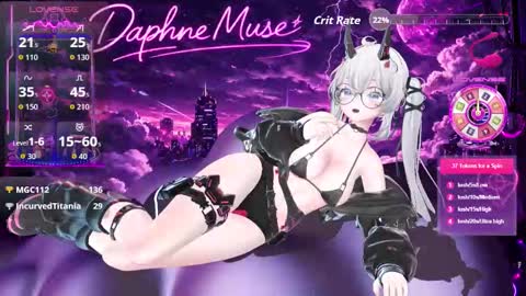 Daphne Musa online show from March 12, 8:55 pm