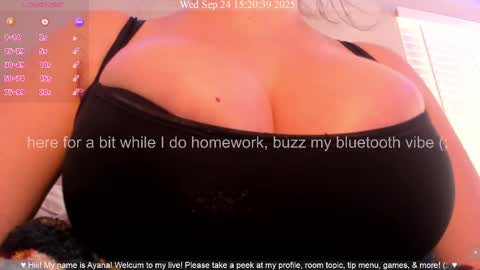 Ayana Delatorre online show from September 24, 10:20 pm