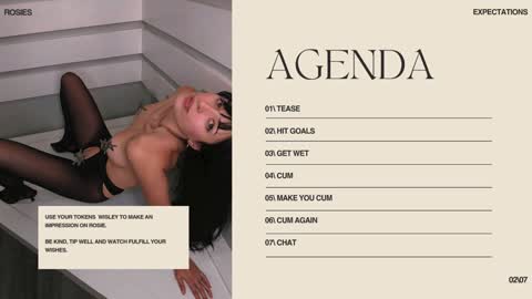 Rosie Bones online show from March 20, 8:25 pm