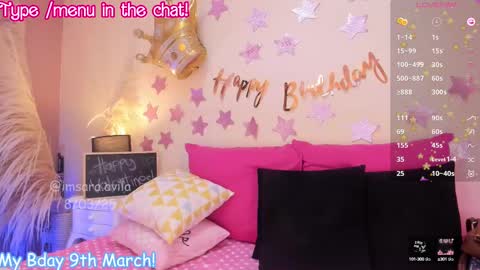 Snapshot of saraavila_ chatting on March 9, 5:33 am SaraAvila online show from March 9, 5:33 am