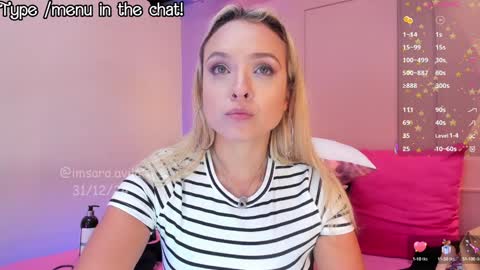 Snapshot of saraavila_ chatting on December 31, 7:20 am SaraAvila online show from December 31, 7:20 am