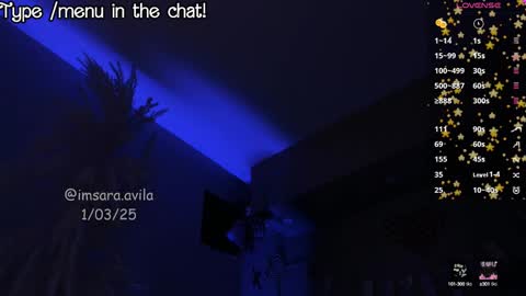 Snapshot of saraavila_ chatting on March 2, 8:38 am SaraAvila online show from March 2, 8:38 am