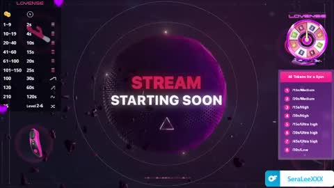 SeraLeeXXX online show from May 20, 4:26 pm