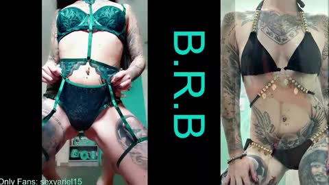 Snapshot of sexyariel15 chatting on September 9, 3:12 pm SexyAriel15 online show from September 9, 3:12 pm