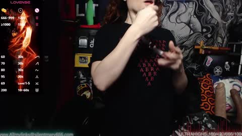 Allmylinkssilentmary666 online show from February 18, 4:27 pm