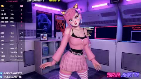 SkyeAnette online show from May 1, 1:09 am