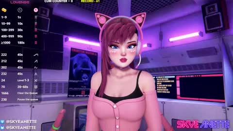 SkyeAnette online show from February 20, 2:10 am