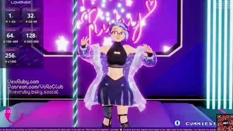 Vex Ruby online show from November 2, 12:03 am