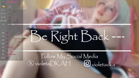IG violeta sub online show from October 20, 1:03 pm