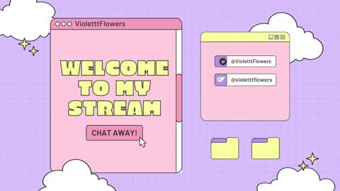 Snapshot of violetttflowers chatting on January 11, 2:30 am Violet Flowers online show from January 11, 2:30 am