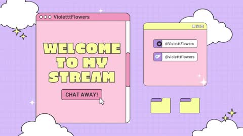 Violet Flowers online show from April 1, 4:15 pm