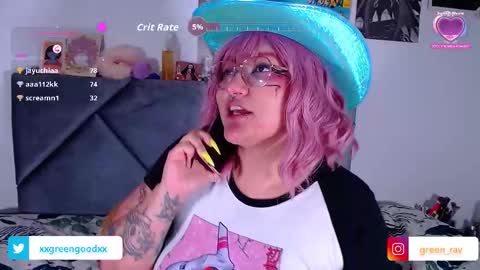 xxgreengoodxx online show from October 15, 11:29 pm