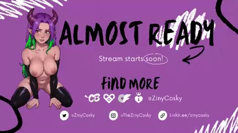 Ziny Cosky online show from July 13, 3:51 am