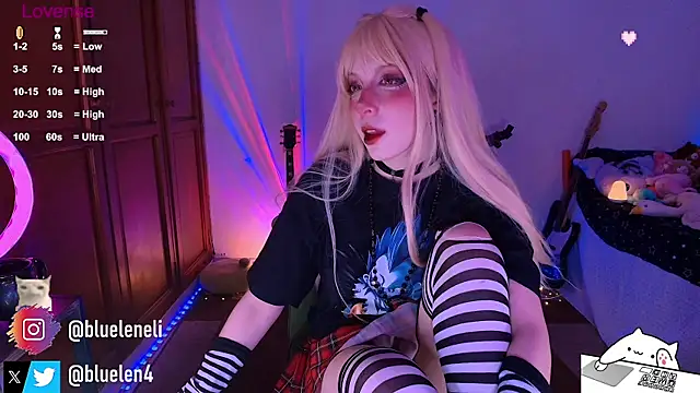 bluelen online show from May 17, 11:42 am