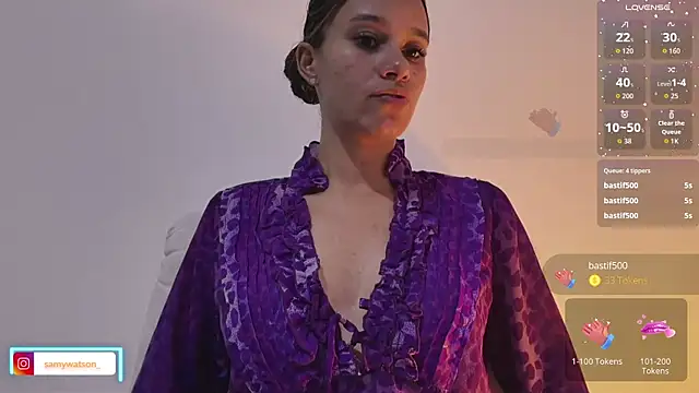 SamanthaWatson online show from May 6, 1:20 am